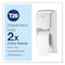 Tork Tork High-Capacity Toilet Paper Roll White T26, Advanced, 2-Ply, 36 x 1000 sheets, 110292A, PK36 110292A - alternate 7